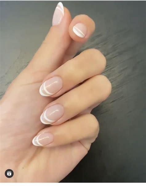 Pin By Mandi Domier On My Style French Tip Gel Nails French Tip Acrylic Nails Vintage Nails
