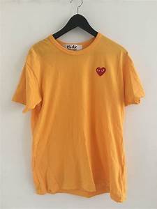 Comme Des Garcons Cdg Play Yellow Heart Shirt Grailed