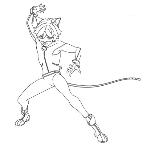 Miraculous Ladybug And Cat Noir Coloring Pages Mix Hemed