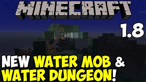 Minecraft Xbox Ps3 And Pc New Water Mob And Water Dungeon Guardian
