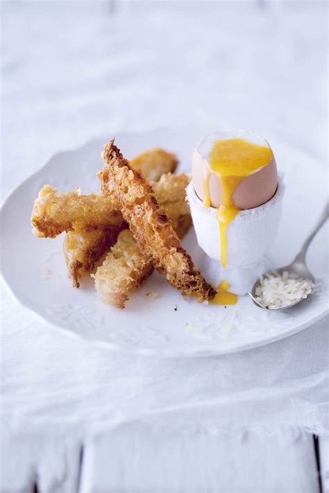 Soft Boiled Egg With Parmesan Toast Soldiers Best Breakfast Breakfast