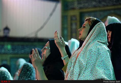 حجاب خانم ها در مراسم احیای امامزاده صالح تهران عکس بیا تو صفا