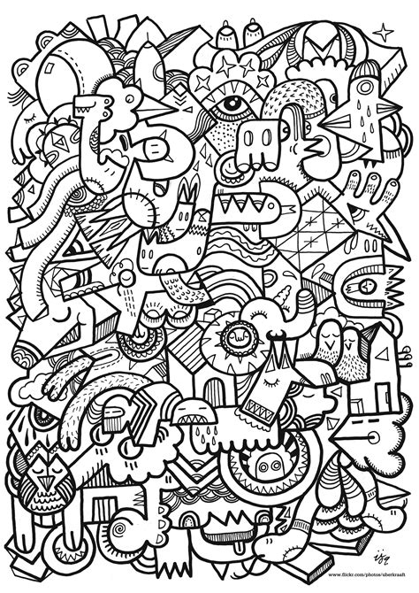 Difficult Abstract Coloring Pages At Getdrawings Free Download