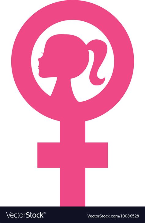 Woman Female Symbol Silhouette Icon Royalty Free Vector