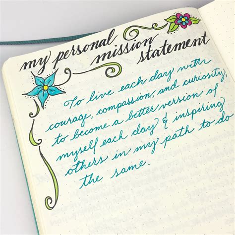 Personal mission statements can be incredibly powerful tools if used correctly. Pin on law of attraction planner