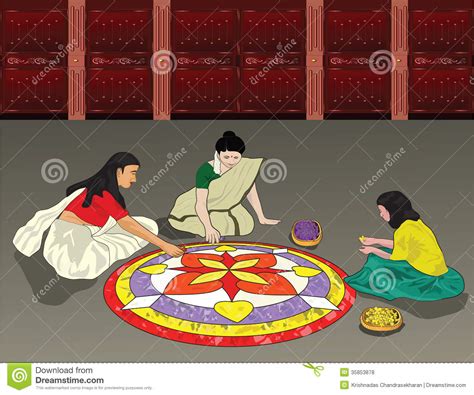 Maybe you would like to learn more about one of these? Onam celebration stock vector. Illustration of atham - 35853878