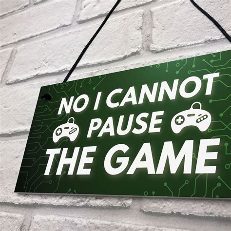 Gamer Sign Player Online Retro Gaming Sign Wall Bedroom Sign