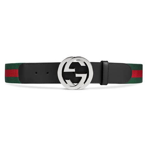 Gucci Web Belt With G Buckle In Green Red Green For Men Save 8 Lyst