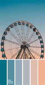 Color Inspiration Ombre Teal And Peach Color Palette