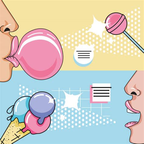 Best Kid Blowing Bubble Gum Illustrations Royalty Free Vector Graphics