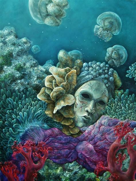 Художник Hannah Yata 33 работ Surreal Art Surrealism Painting Sea