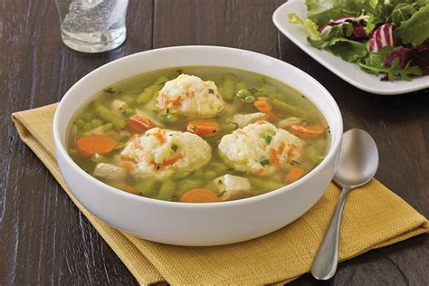 Our most trusted chicken and dumplings soup recipes. Chicken Vegetable Soup with Carrot Dumplings Recipe ...