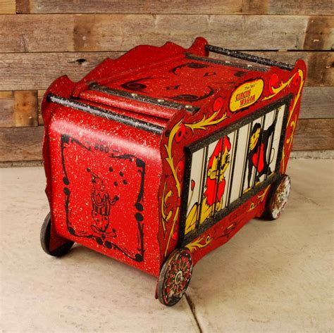Vintage 880 Circus Wagon Toy Chest 1960s
