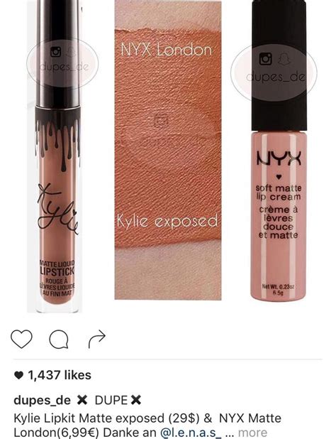 Kylie Lipkit Exposed Dupe Makeup Dupes Makeup Secret Kylie Lip Kit