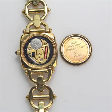 18kt Gold Plated Gucci 6400l Watch Property Room