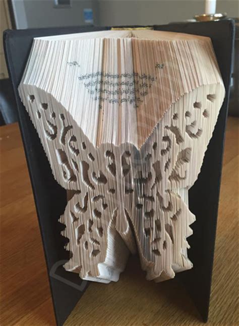 Elegant Butterfly Cut And Fold Book Folding Pattern Cut