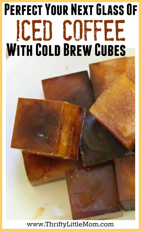 Cold Brew Iced Coffee Cubes Tired Of Making A Strong Glass Of Ice