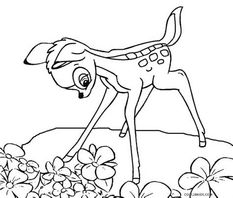 This is the 5th walt disney movie released after snow white, pinocchio, fantasia and dumbo. Printable Bambi Coloring Pages For Kids | Cool2bKids