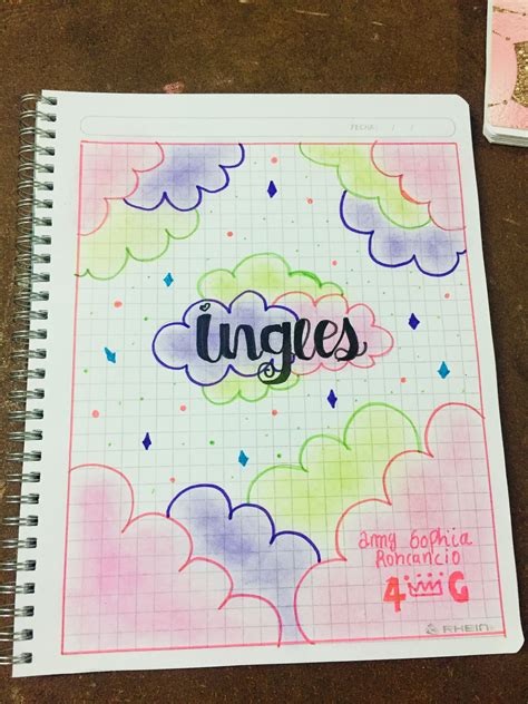 Compartir 10 Imagen Inglés Portadas Para Cuadernos Vn