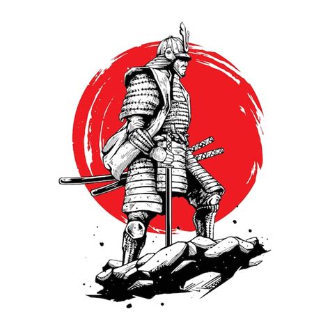Premium Vector Illustration Concept Of Samurai Warrior