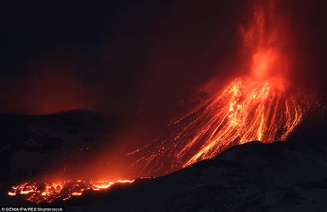 According to italy's national institute of geophysics and. Mount Etna erupts forcing BBC film crew to flee | Daily ...