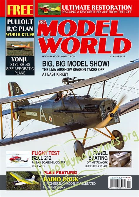 Rc Model World August 2017 Download Digital Copy Magazines And