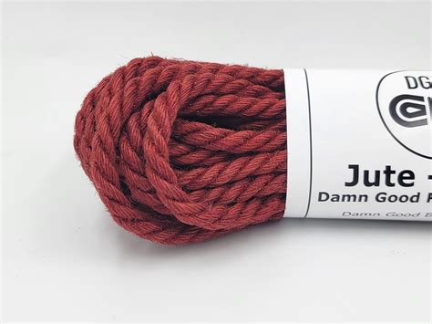 Shibari Rope Jute Bondage Rope Red Mature 6mm