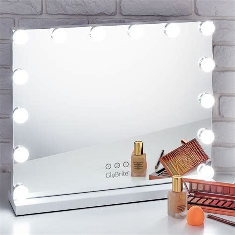 Buy Led Glam Hollywood Dressing Table Mirror Vanity Lighted Cosmetic Dimmable Bulb Online At