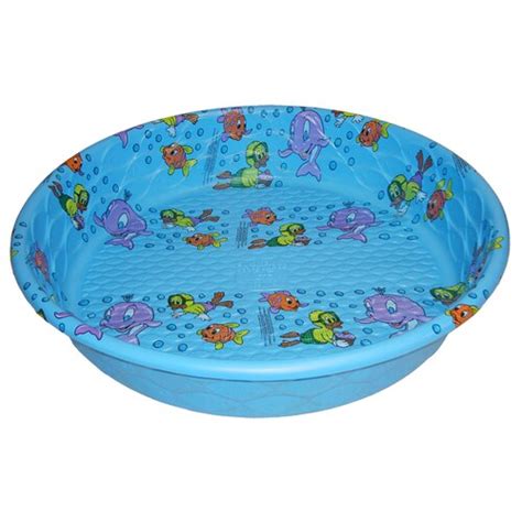 Summer Escapes Poly Pool 59 In L X 59 In W Laminated Polyethylene Round