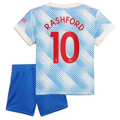 Koszulka Manchester United Marcus Rashford 10 Dziecięcy Wyjazdowe