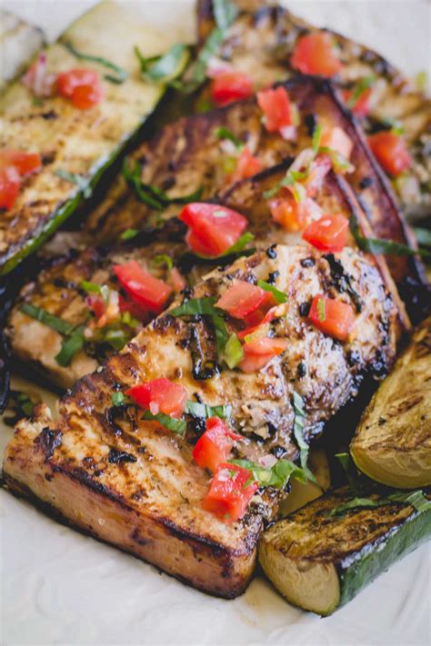 Grilled Swordfish Steaks ~sweet And Savory