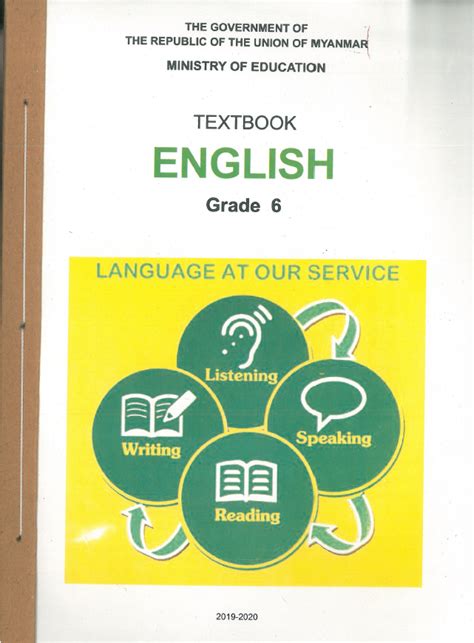 Myanmar Grade 6 English Textbook Learnbig