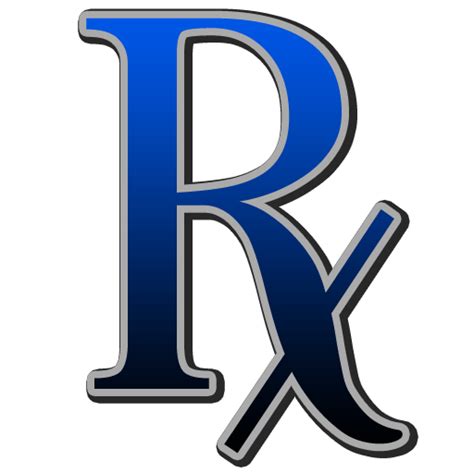 Blue Rx Image Icon Png Transparent Background Free Download 25471