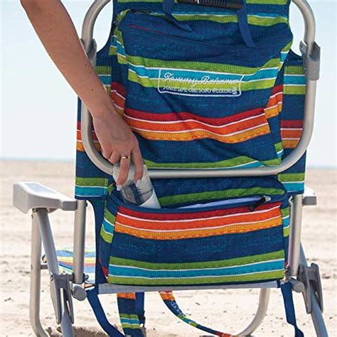 Tommy Bahama Backpack Beach Cooler Chair Bundle Stripe With Camco