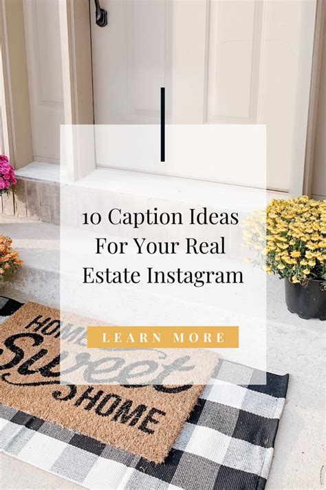 10 Caption Ideas For Your Real Estate Instagram Real Estate Tips