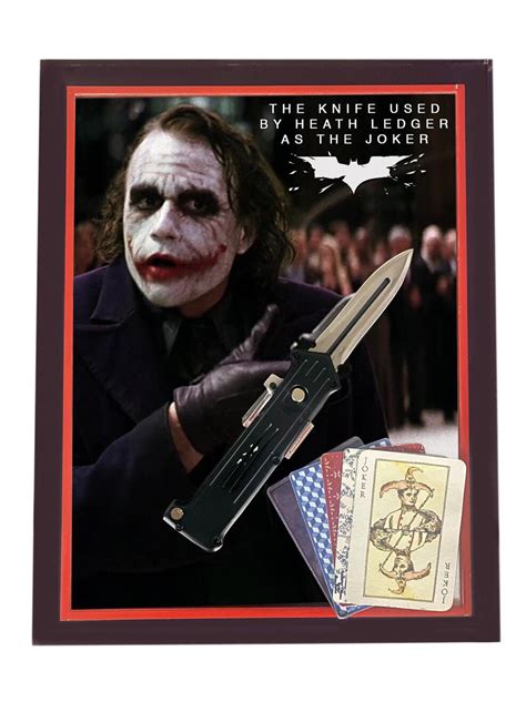 The Dark Knight Joker Heath Ledger Knife — Production Treasures