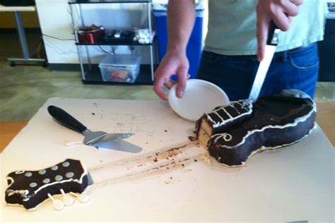 Mandolin Cake Guitar Birthday Cake