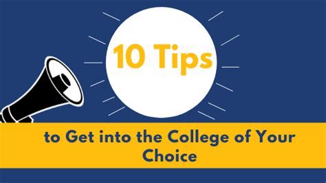 10 Tips To Get Into The College Of Your Choice Areteem Institute Blog