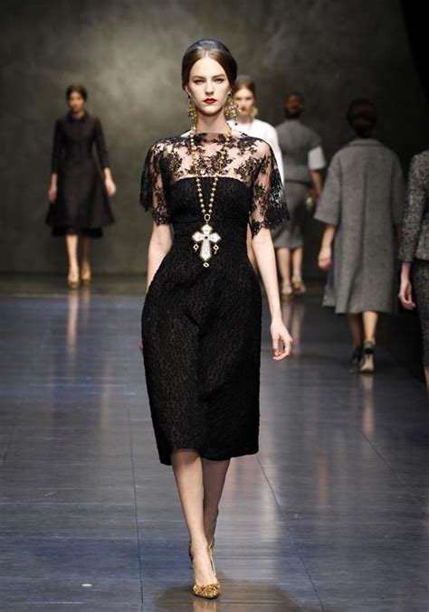 A luxury brand that is distinguished by its. ByElisabethNL: RUNWAY: DOLCE & GABBANA WINTER 2014