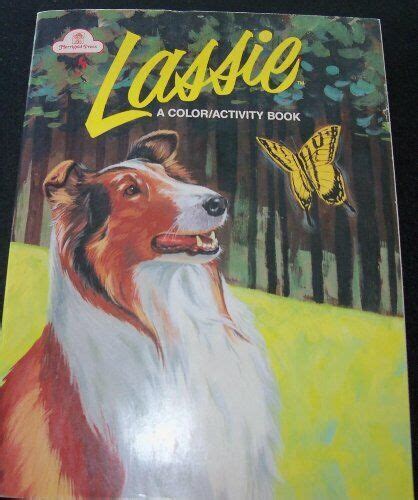 B004vs5rby Lassie A Color Activity Book Ebay