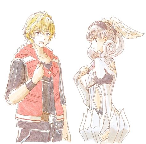 Shulk And Melia In Futures Connected Xenoblade Chronicles Know Your Meme