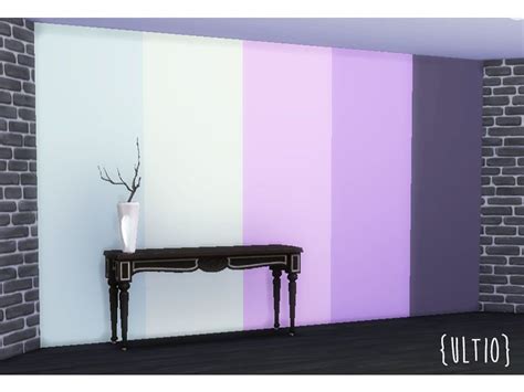 Ultios Bewitched Wall Colour Set Wall Colors Sims 4 Walls Wallpaper