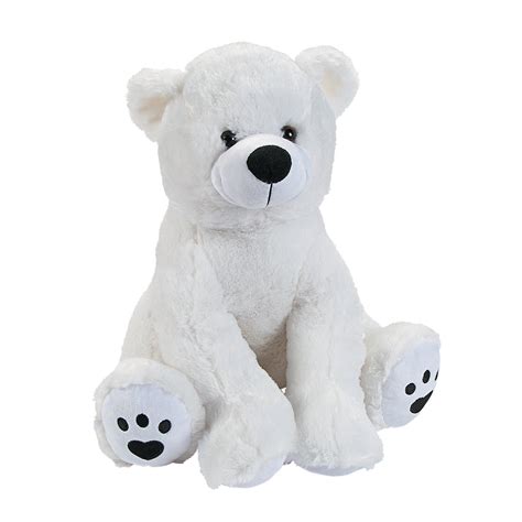Fun Express Plush Polar Bear 16 Toys 1 Piece