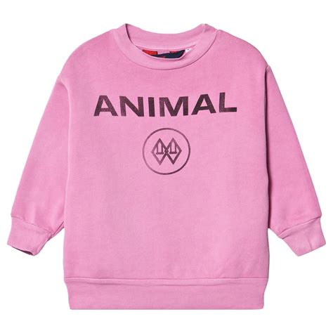 The Animals Observatory Bear Kids Sweatshirt Pink Animal