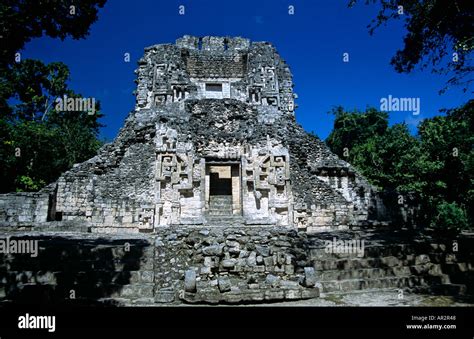 The Mayan Ruins Of Lamanai Orange Walk District Belize Central