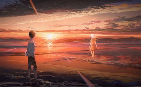 Anime Sunrise 4k Ultra Hd Wallpaper By Ashorz