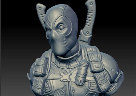 漫威英雄 死侍模型 男人模型库 Zbrushztlzbp模型下载 Cg模型网