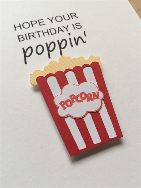 Hope Your Birthday Is Poppin Funny Birthday Card Funny Etsy