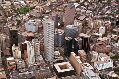 Aerial Denver Downtown Republic Plaza Wells Fargo Cen Flickr