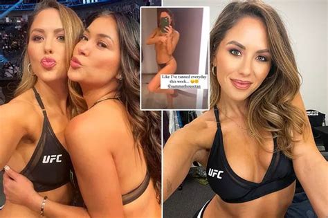 Ufc Ring Girl Once Did Nude Playboy Shoot And Has Racy Onlyfans Account Daily Star